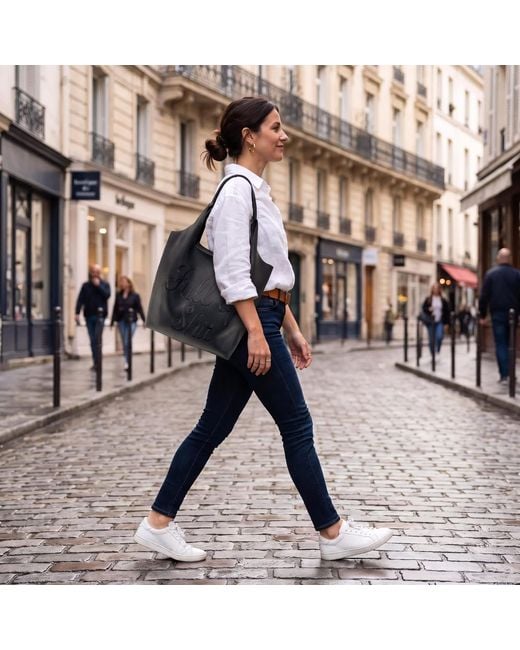 Lilly Loves Black Full Of Shit Subtle Shoulder Bag