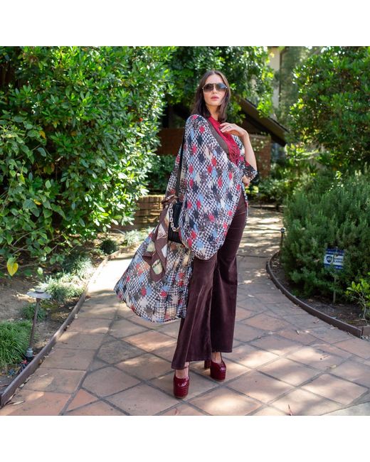 Jennafer Grace Metallic Darcy Kimono