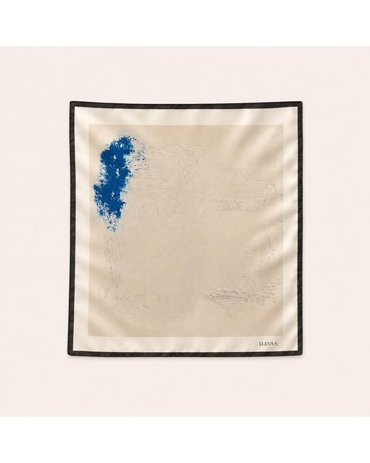 Elevaa Natural Neutrals Mediterráneo Silk Scarf