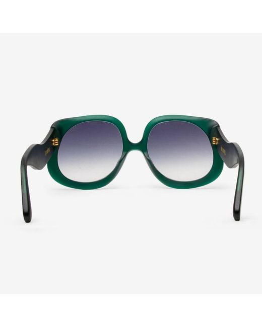 Loop and Egg Blue Sunglasses L A G One Dark