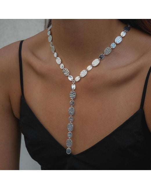 Argento Vivo Metallic Brisa Lariat