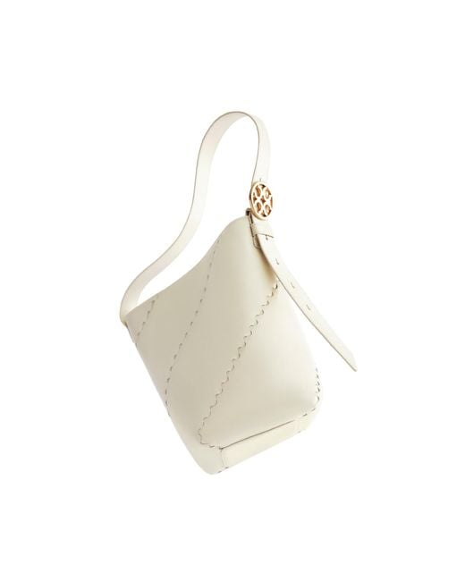 Orange Cube White Mosaic Slouch Tote