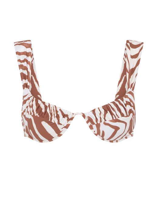 Wild Lovers Brown Neutrals / Koa Bikini Top