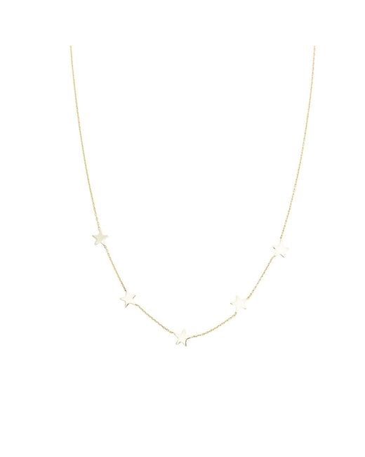 Spero London Metallic Star Sterling Necklace