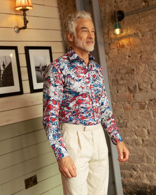 Blake Mill Blue Confluence Shirt for men