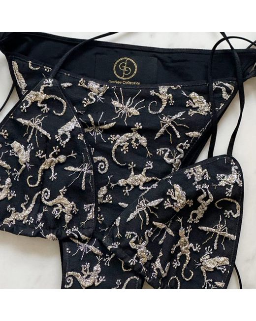 GeeGee Collection Black Superstitious Creatures Bikini