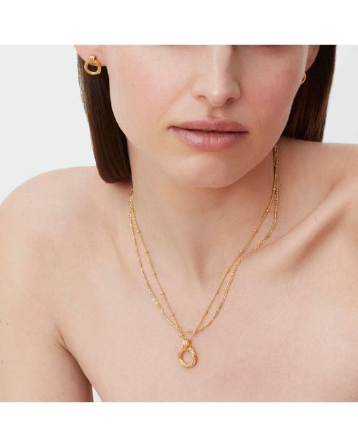 Muru Metallic Karma Necklace