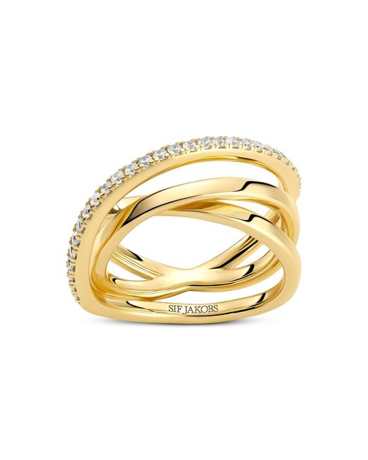 Sif Jakobs Jewellery Metallic Ring Spirale