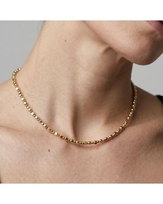 Uchi and Soto Metallic Shikaku Small Bead Necklace