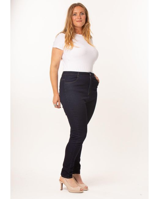 I AM DENIM Blue Above & Beyond Extra Tummy Friendly High Waist Skinny Jeans