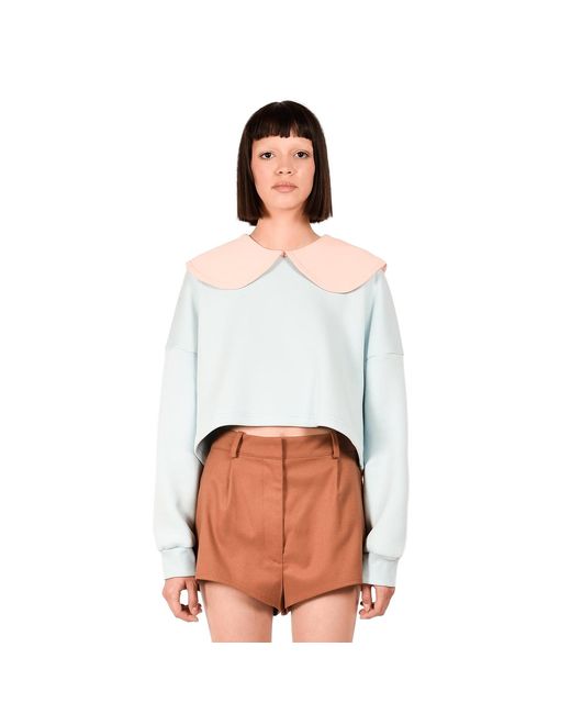 Ioana Ciolacu Blue Baby Orchid Sweatshirt