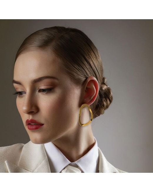 Jaredjamin Metallic Duet Post Earrings