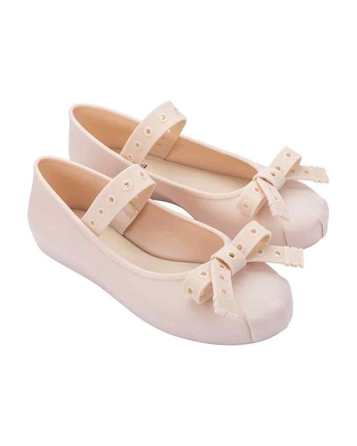 Melissa Pink Neutrals Sophie Crush Ballet Flat
