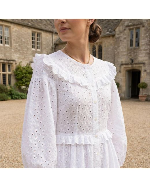 The Well Worn White The Aubrielle Shirtdress