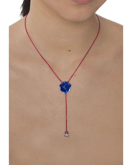Lavani Jewels Blue Batou Necklace