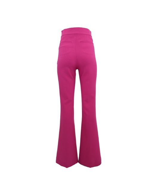 Theo the Label Pink Daphne High-waist Bootcut Pant