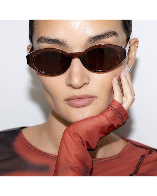 Reality Eyewear Brown The Demi