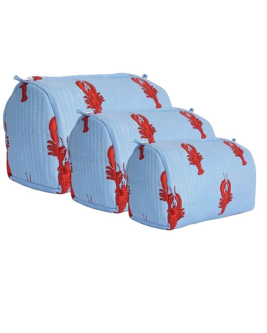 Conscious Yoga Collective Pink The Lobster Three Piece Travel Set