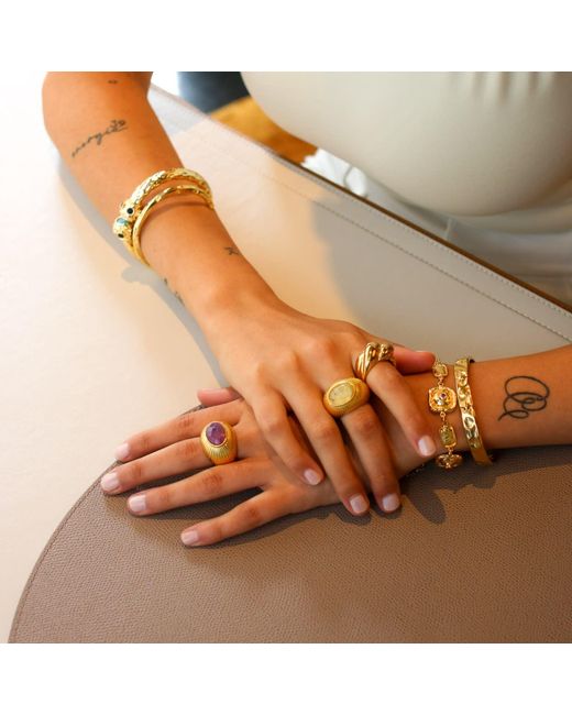 Kybele Studio Metallic North Star Cuff Bracelet