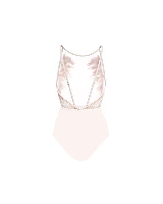 Moorea Swim White Nadia One-Piece Swimsuit