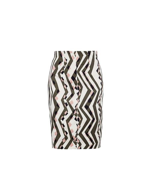 Conquista Black Summer Pencil Skirt