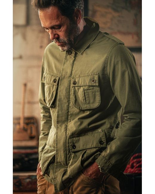 &SONS Trading Co Green Carter Jungle Jacket for men