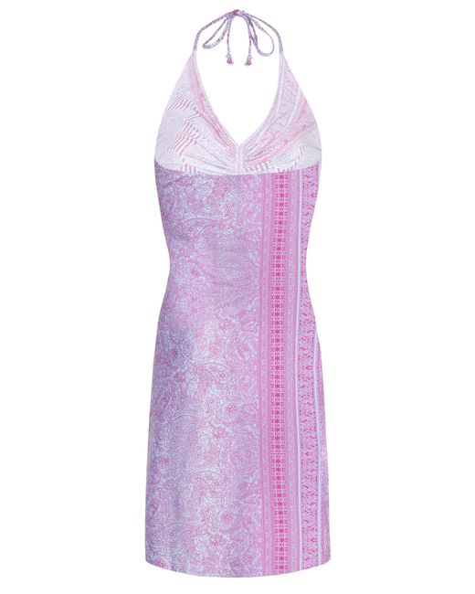Chic by Lirette Purple Short Halter Dress Guna