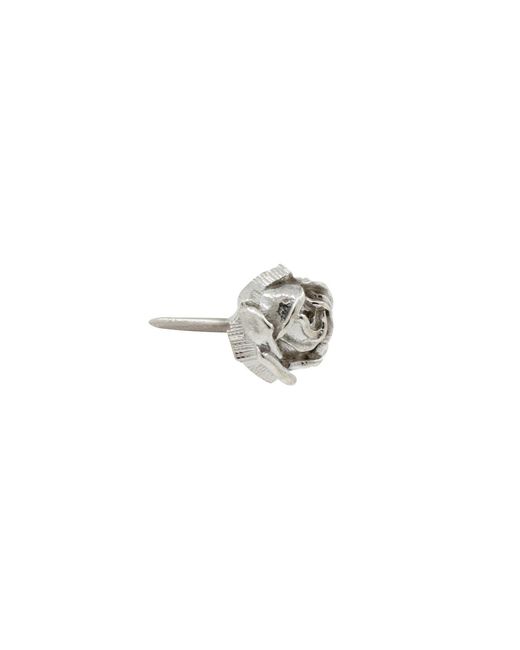 Lee Renee Multicolor Rose Lapel Pin Silver for men