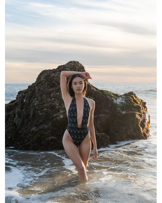 Catnip and Seaweed Black The One-Piece Swimsuit