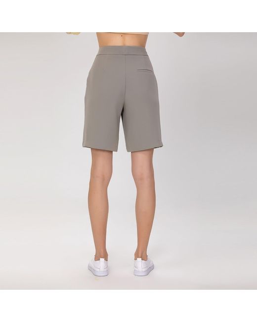 Smart and Joy Black Minimalist Bermuda Shorts
