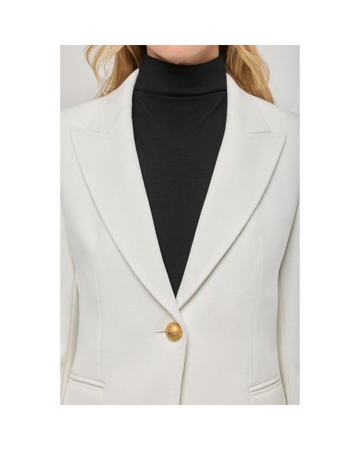 The Extreme Collection Gray Blazer With Pick Stitch Lapel Garcia Vintage 01