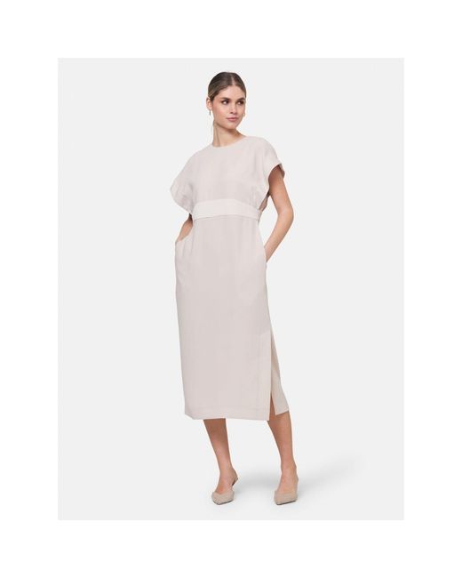 Helen Mcalinden Multicolor Neutrals Shiv Natural Pearl Dress