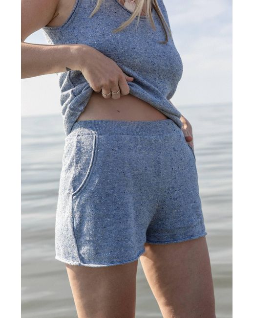 SALANIDA Blue Sabbia Tank Top And Shorts Set Light