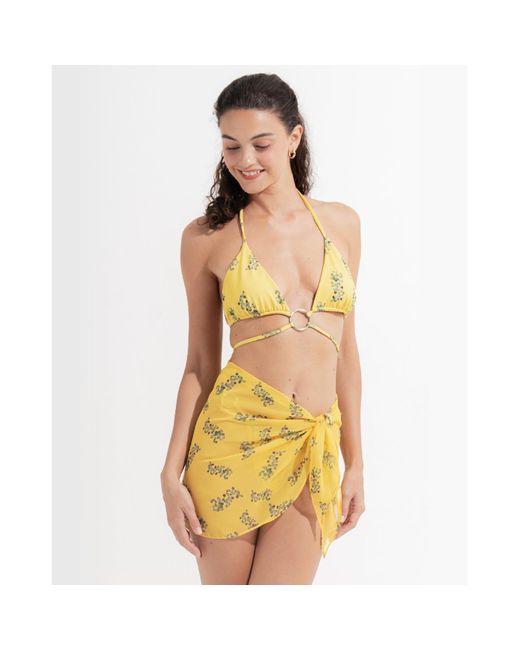 Morrato Bali Yellow Subash Bikini Top Persephone Frouta