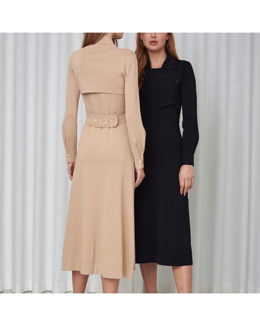Roch Perel Black Knitted Two Piece Bolero Dress