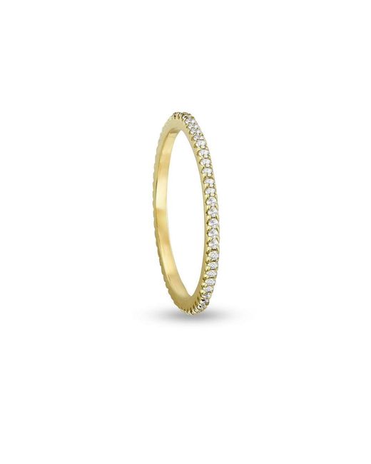 Argento Vivo Metallic Harper Dainty Infinity Band