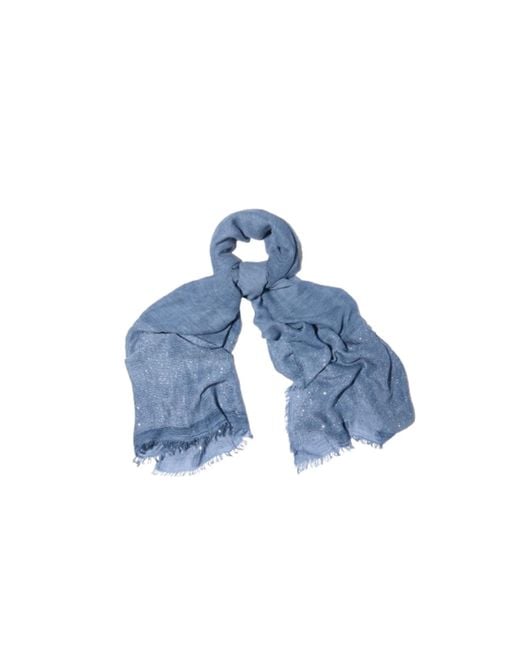 Saachi Blue Lenox Scarf