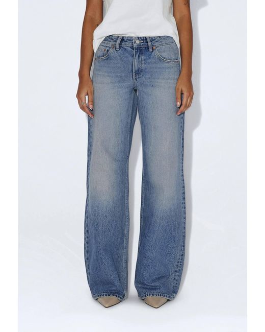 Dr. Denim Blue Rhue Low Wide