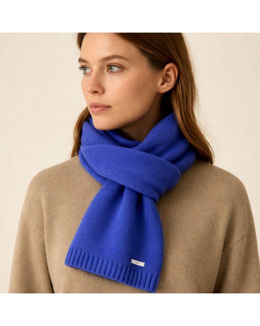 My Little Nature Blue Bright Natural Australian Wool Scarf