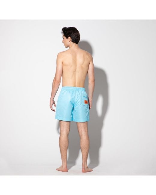 Maison Tangerine Blue Aqua Swim Shorts for men