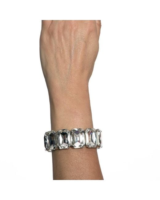 Addicted Metallic Neutrals Ester Bracalet Plated With Natural Crystals