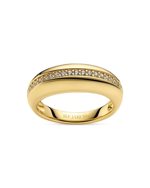 Sif Jakobs Jewellery Metallic Ring Palermo Plated