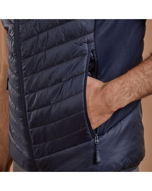 NUMBAT Blue Thermal Gilet for men