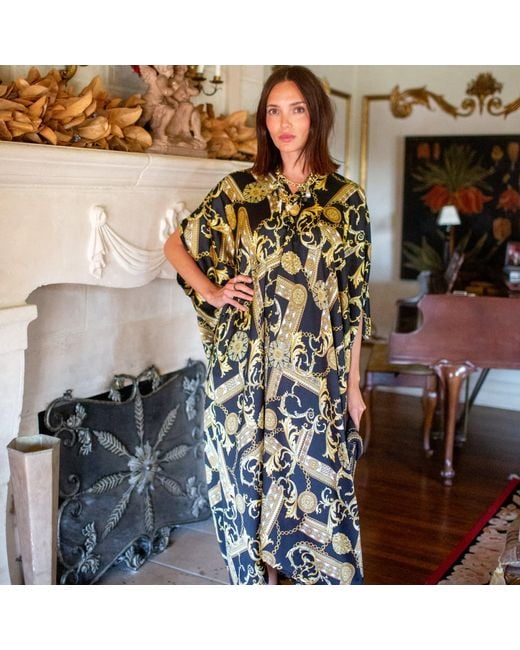 Jennafer Grace Green Voglia Nera Caftan Kaftan Dress