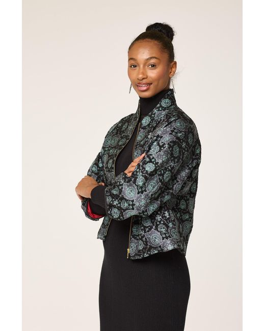 Lioness by Tf Black Lion Pattered Jacket