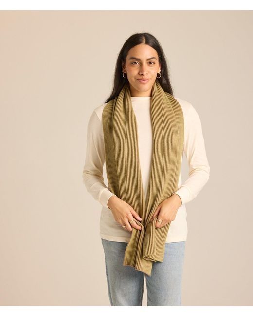 Known Supply Green 100% Recycled Acrylic Illusion Scarf