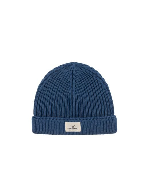 Norbron Blue Cuat Stone Beanie for men