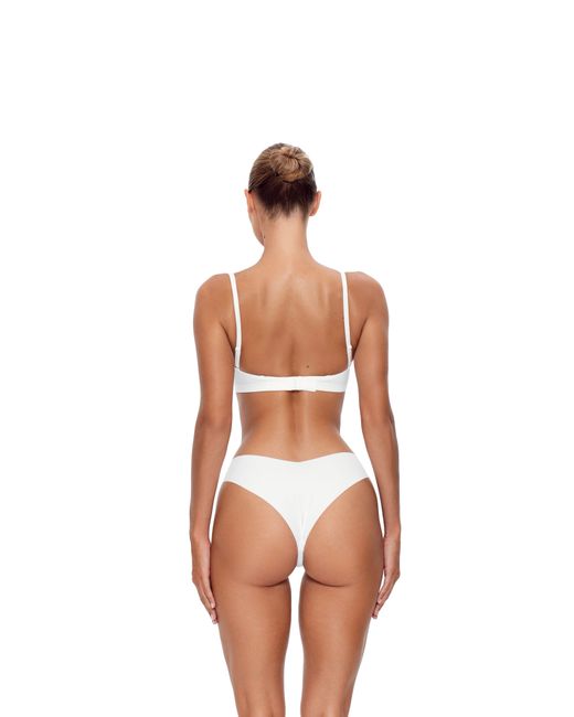 GOD SAVES QUEENS White Second Skin Cheeky Panty