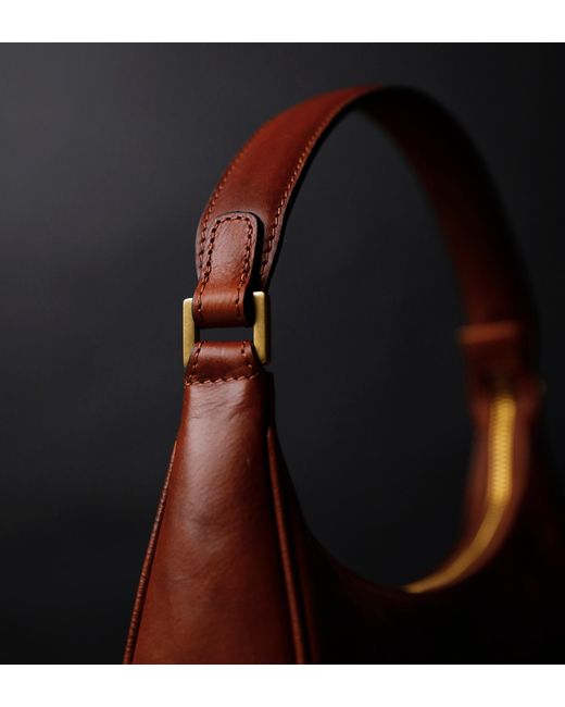 Time Resistance Brown Cognac Leather Handbag For – The Bluest Eye