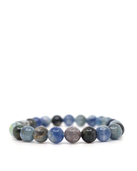 Shar Oke Blue Kyanite & Sponge Coral Bracelet for men